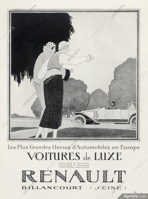 Renault (Cars) 1919 Atelier Pichon