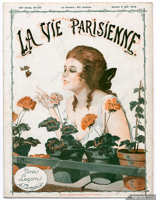 Léonnec 1916 ''Une Lecon d'Amour'' topless