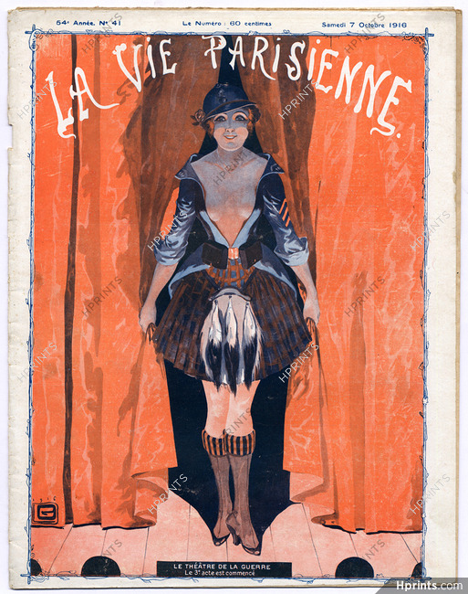 Georges Léonnec 1916 Le Théatre de la Guerre, Theater of War
