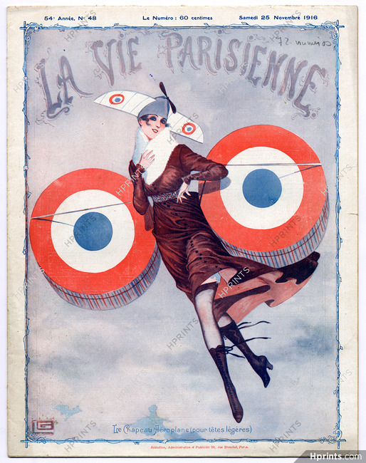 Georges Léonnec 1916 Le Chapeau Aéroplane