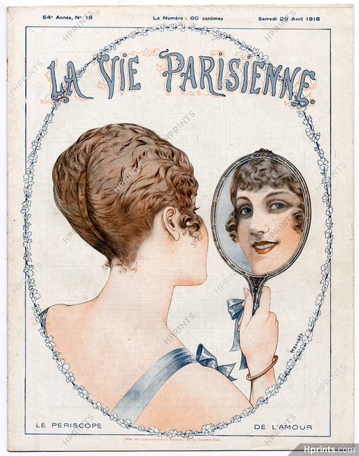 Hérouard 1916 Hairstyle Mirror