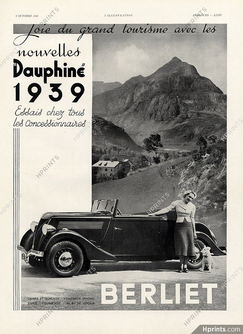 Berliet 1938 Convertible