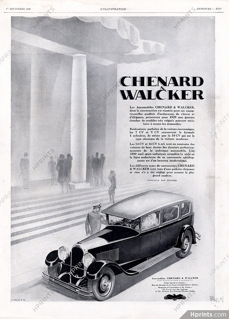 Chenard & Walcker 1928 Rowl