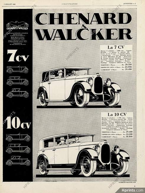 Chenard & Walcker 1928