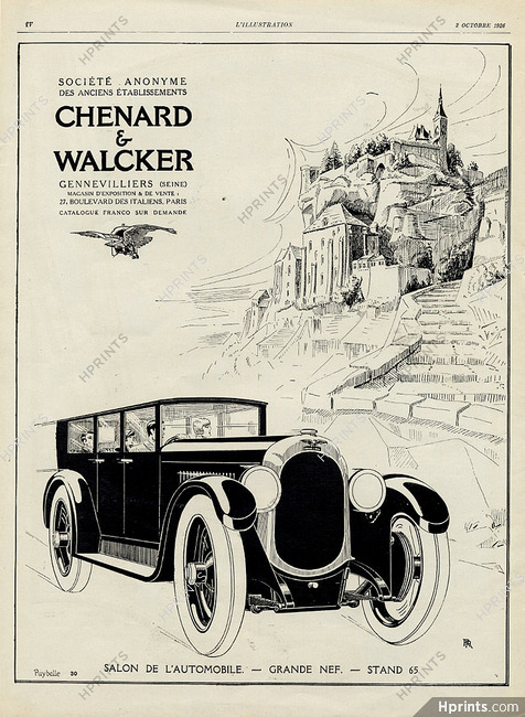 Chenard & Walcker 1926 Rowl