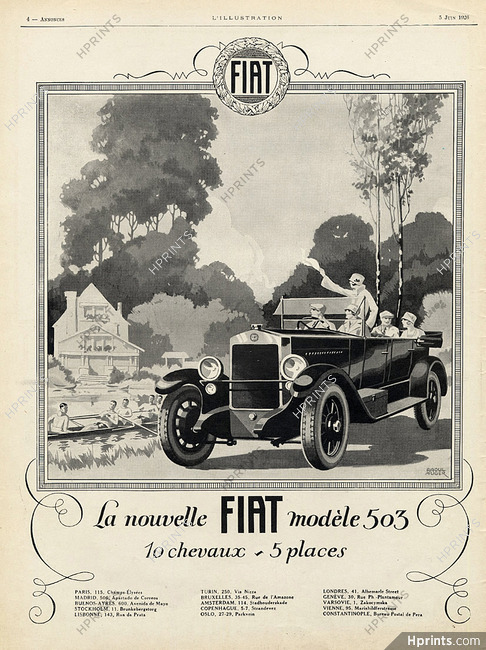 Fiat 1926 Raoul Auger