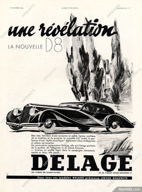 Delage 1936 Révélation D8, Renluc (L)