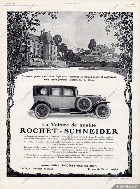 Rochet-Schneider 1925 Cousyn, E. J. Cousin