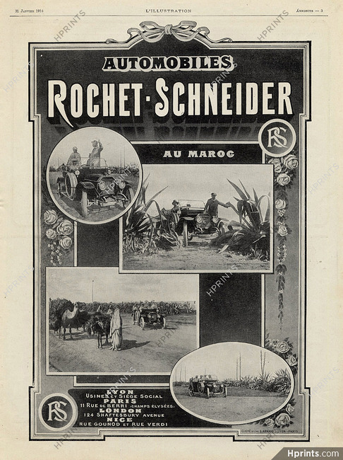 Rochet-Schneider 1914 Maroc