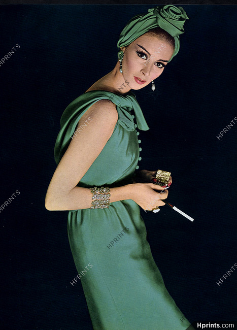 Christian Dior 1954 Cigarette Holder Fashion Photography