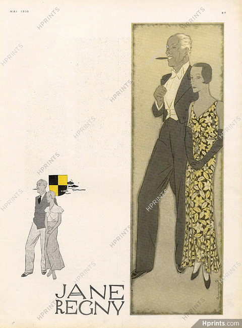 Jane Regny 1930 Evening Gown, Ernst Dryden