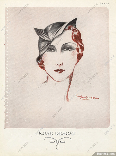 Rose Descat 1932 Paul Valentin
