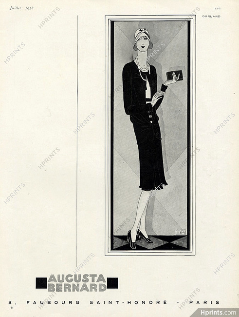 Augustabernard 1928 Fashion Illustration
