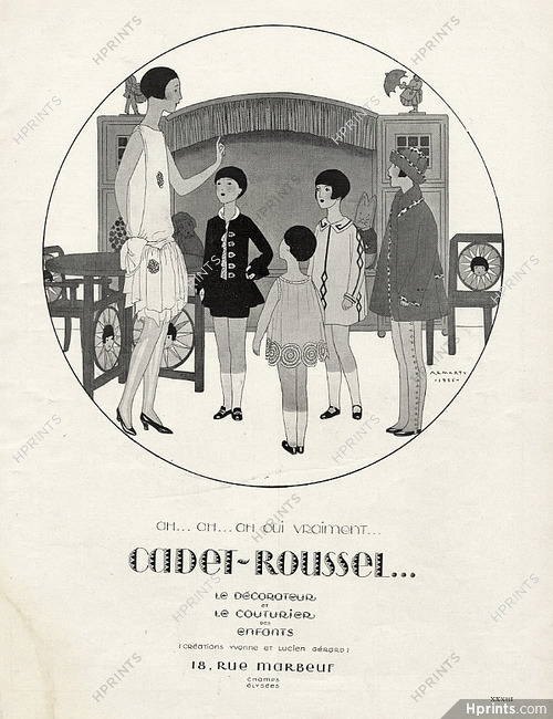 Cadet-Roussel (Decoratve Arts & Couture) 1926 Edouard Marty, Children