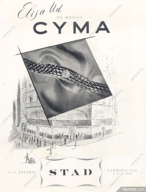 Cyma (Watches) 1948