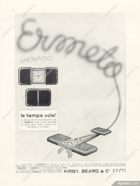 Ermeto Movado (Watches) 1930