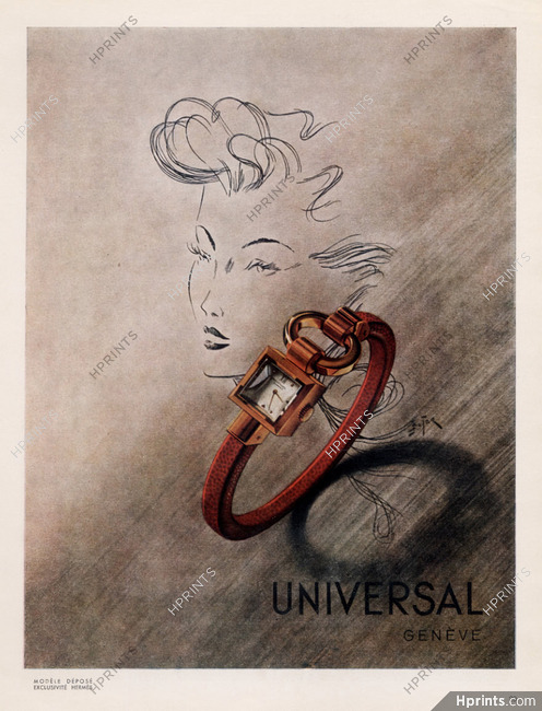 Universal (Watches) 1945 Exclusivite Hermes, Elizabeth Suter