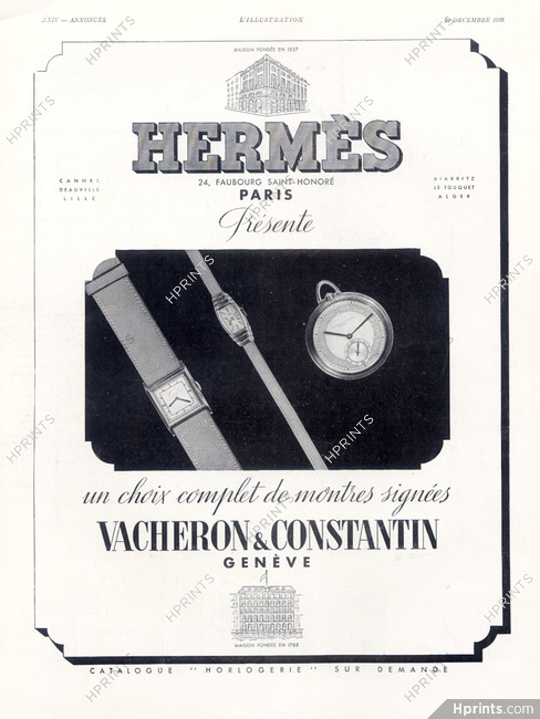Hermès (Watches) 1938 Vacheron et Constantin