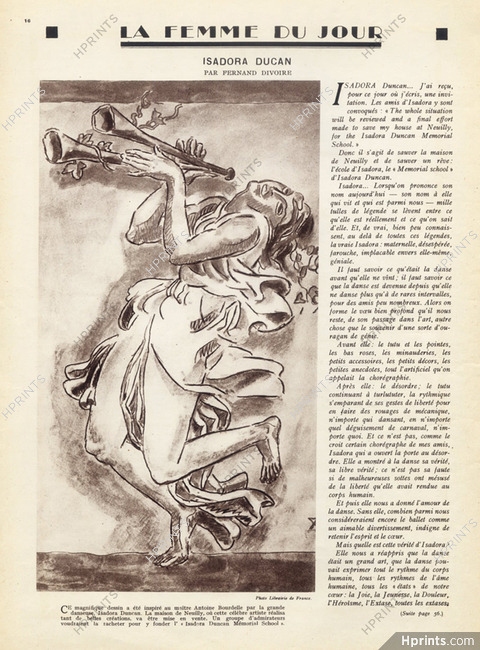 Isadora Duncan 1927 Antoine Bourdelle