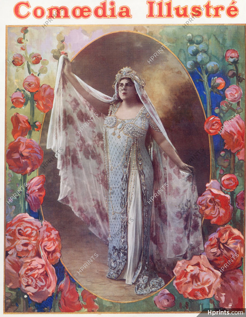 Felia Litvinne 1913 Theatre Costume