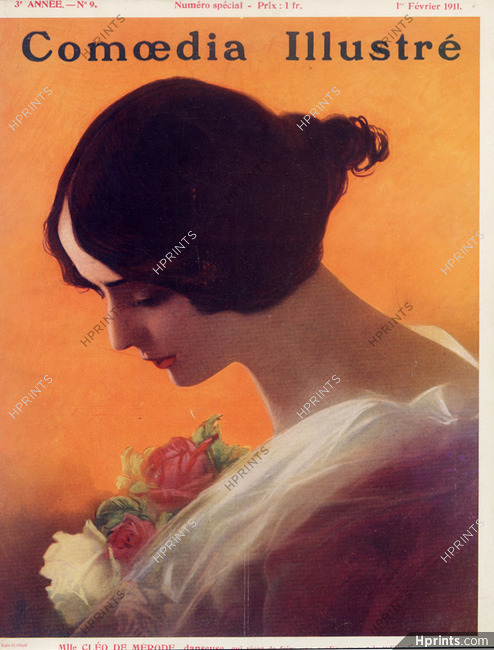 Cléo De Mérode 1911 Portrait, Photo by Gerlach