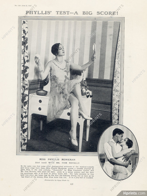 Miss Phyllis Monkman 1926 Ivor Novello