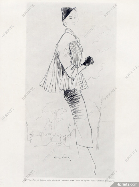Jeanne Lanvin 1949 Pierre Simon, Dinner Suit