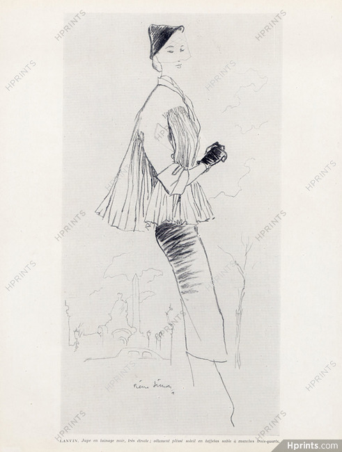 Jeanne Lanvin 1949 Pierre Simon, Dinner Suit