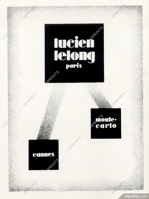Lucien Lelong (Couture) 1928 Art Deco Style