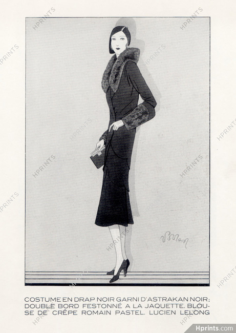 Lucien Lelong (Couture) 1929 Douglas Pollard — Clipping