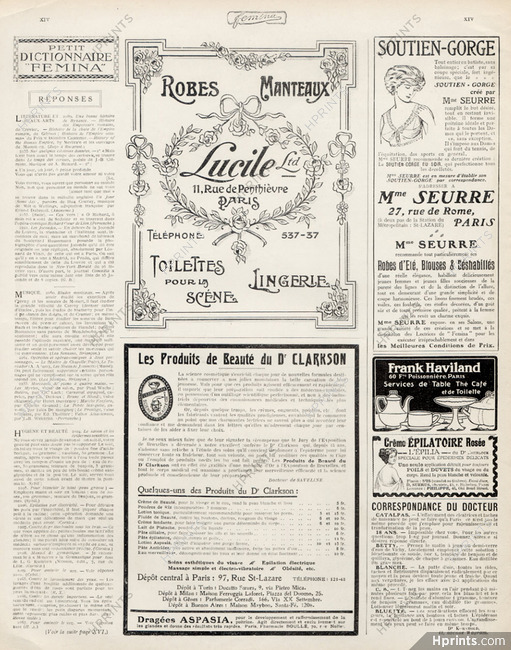 Lucile (Lady Duff Gordon) 1911 Art Nouveau Style