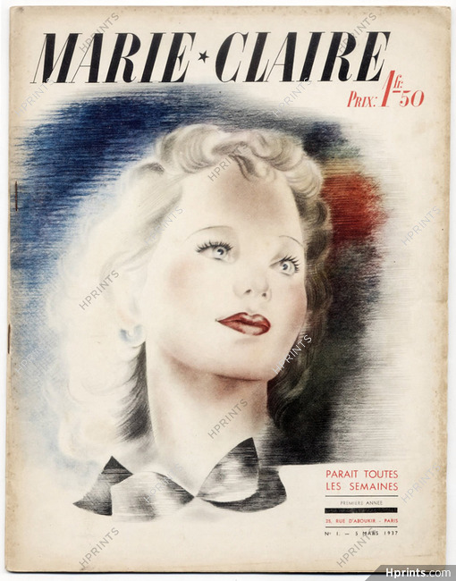 Marie Claire 1937 N°1 Joseph Kessel Annabella, 52 pages