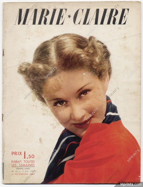Marie Claire 1937 N°10 Maggy Rouff (L'élégance nait à Paris)