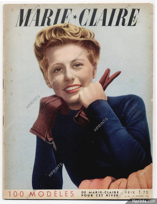 Marie Claire 1938 N°83 Hermès, 56 pages