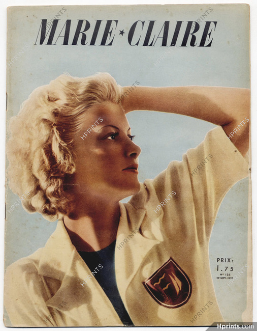 Marie Claire 1939 N°135, 40 pages