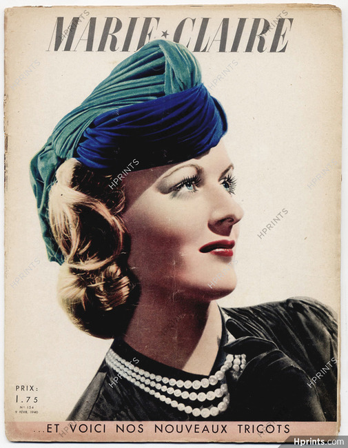 Marie Claire 1940 N°154 Madame Agnès, 52 pages