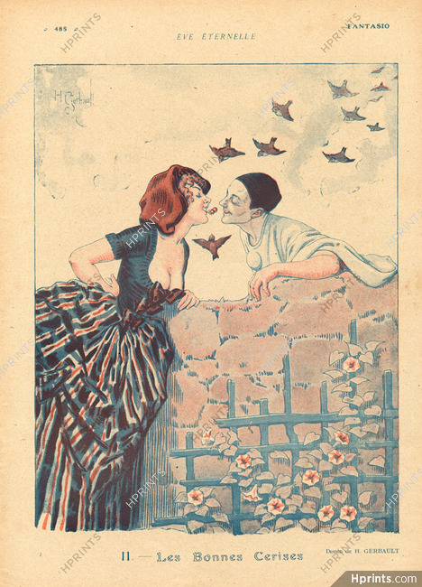 Henry Gerbault 1918 Pierrot & Colombine, Lovers