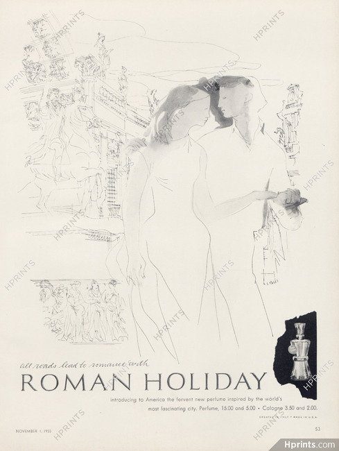 Roman Holiday (Perfumes) 1955 Jean Pagès
