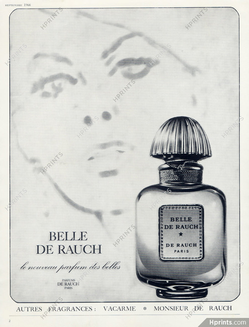 Madeleine de Rauch (Perfumes) 1966 Belle de Rauch