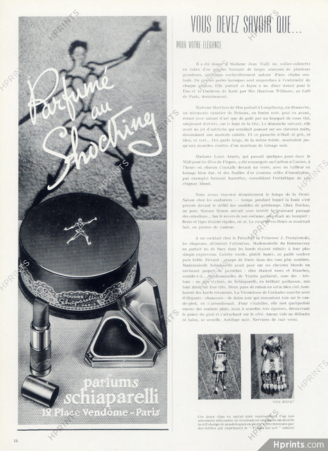 Schiaparelli (Cosmetics) 1939