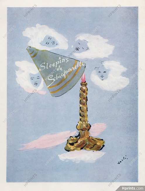 Schiaparelli (Perfumes) 1945 Sleeping, Marcel Vertès