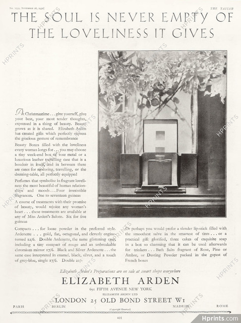 Elizabeth Arden (Perfumes) 1930