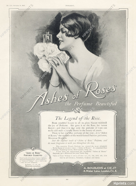 Bourjois (Perfumes) 1927 Ashes of Roses
