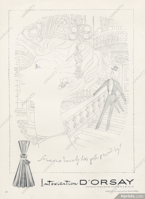 D'Orsay (Perfumes) 1952 Intoxication, Richard Lindner