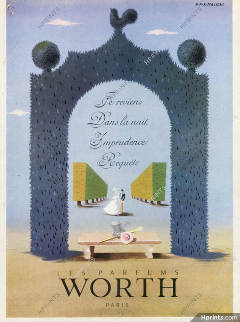 Worth (Perfumes) 1947 Pierre Fix-Masseau