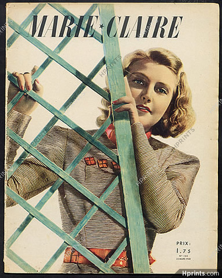 Marie Claire 1940 N°160 Jane Héricard Véra Boréa, François Mauriac, René Gruau