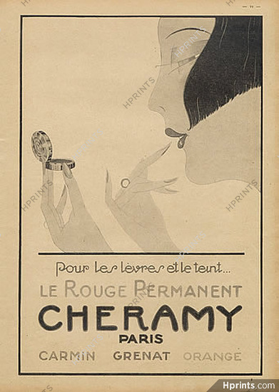 Cheramy (Cosmetics) 1927 Lipstick