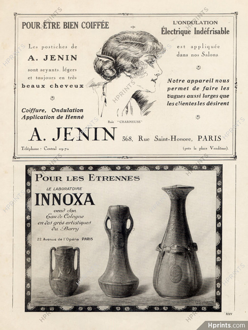 Innoxa (Cosmetics) & Jenin (Hairstyle) 1921