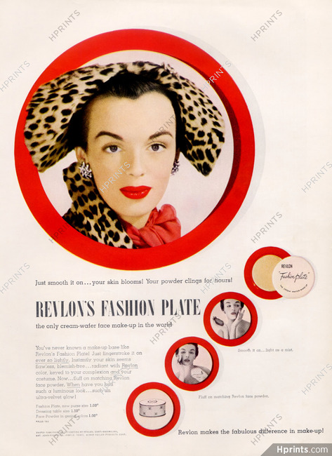 Revlon (Cosmetics) 1949 Hat John Frederics, John Rawlings