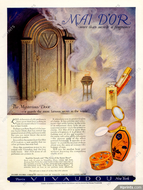 Vivaudou (Cosmetics & Perfumes) 1924